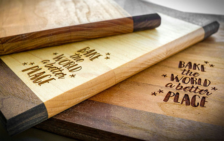 Laser Engraved Wooden Cutting Board